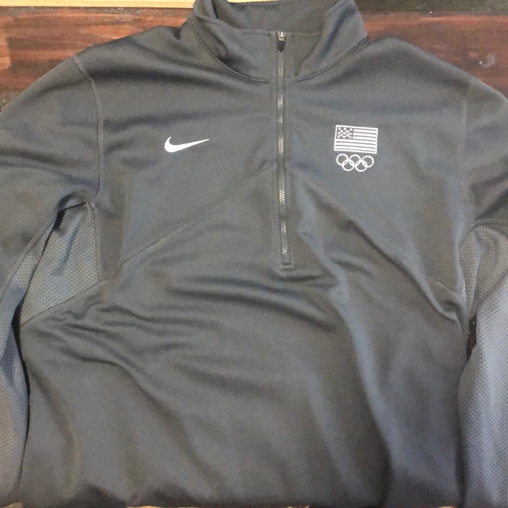 Nike USA Olympic Dry-Fit Zip Up Large